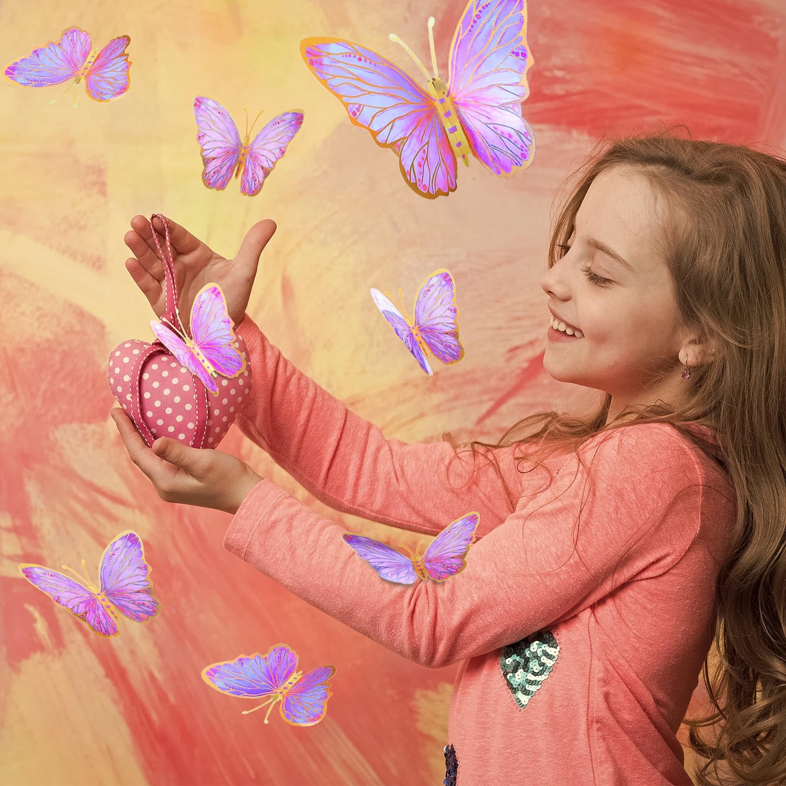 Outus pink butterfly decorations for baby showers and weddings boost backdrops.