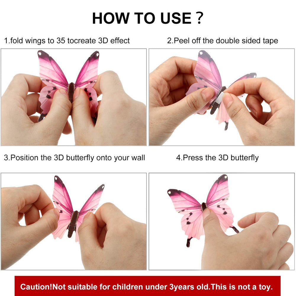 Outus butterfly wall art DIY pack for creative decorating