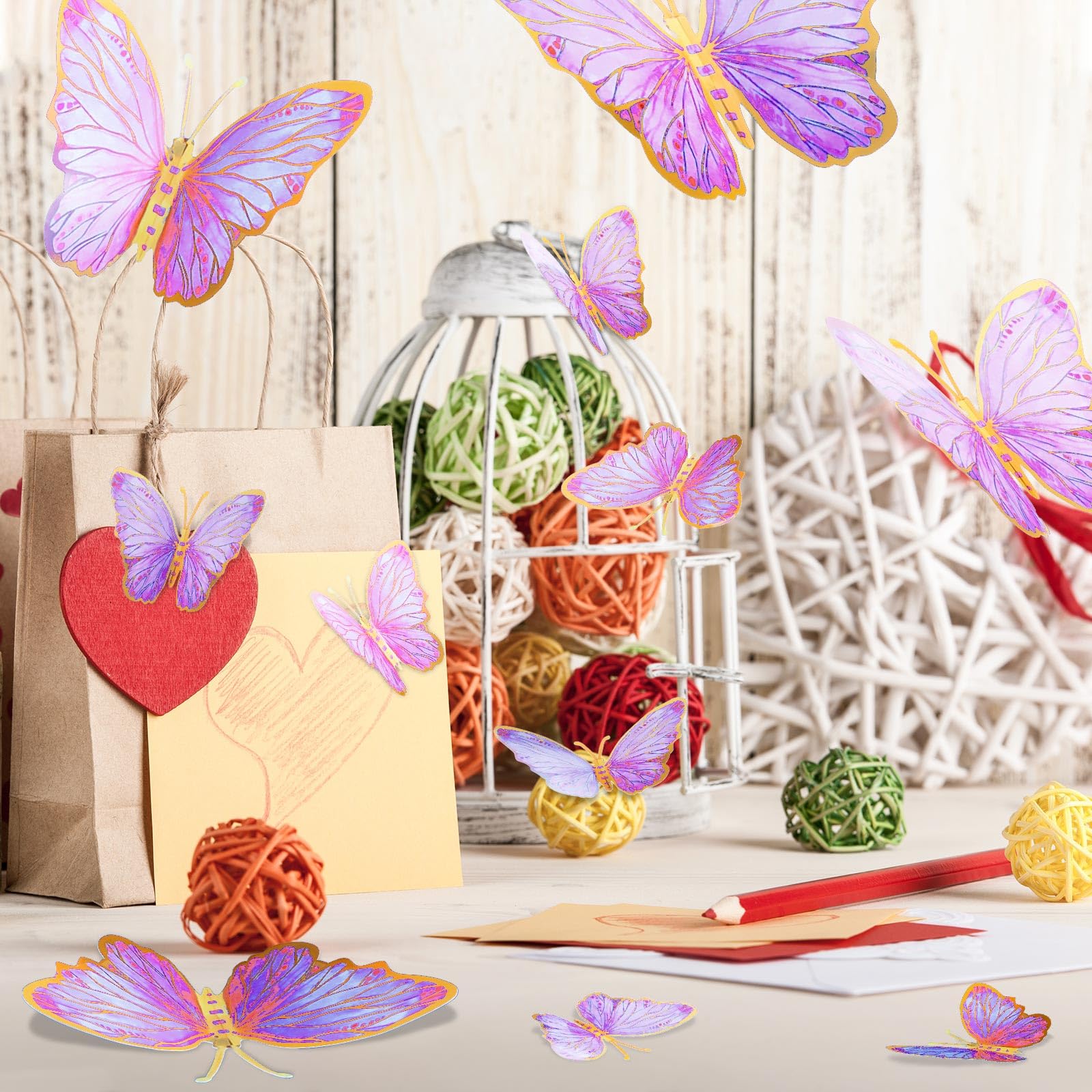 Outus butterfly decor for living rooms and bedrooms adds charm.