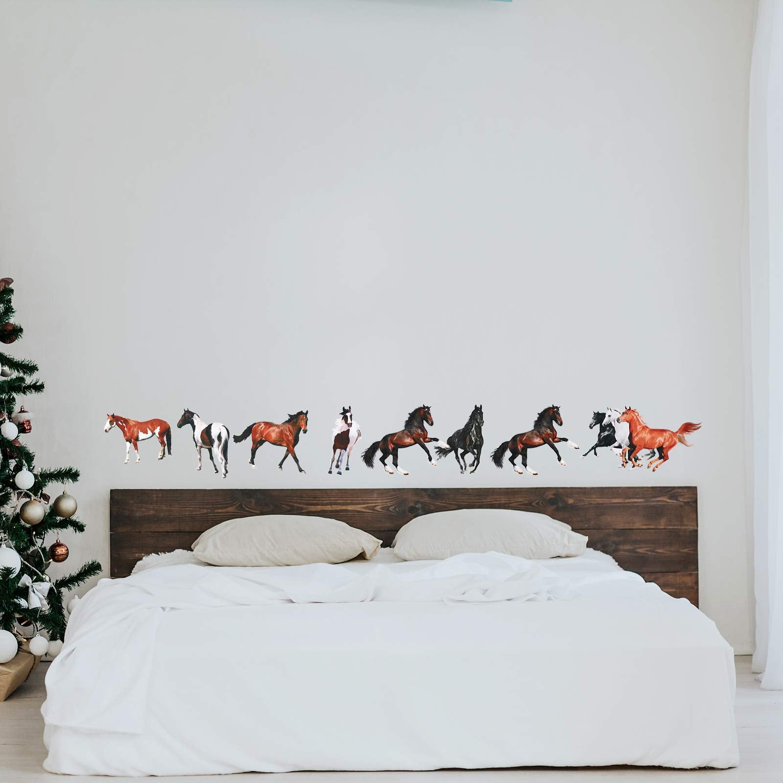 Outus easy-remove horse stickers peel away with gentle heat.