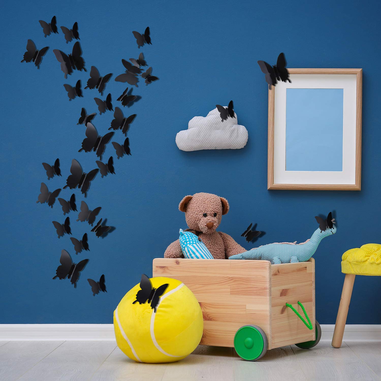 Outus butterfly stickers brighten fridges and DIY projects with color.