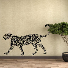 Outus leopard print wall decal sheet four enables easy removal without residue on smooth surfaces.
