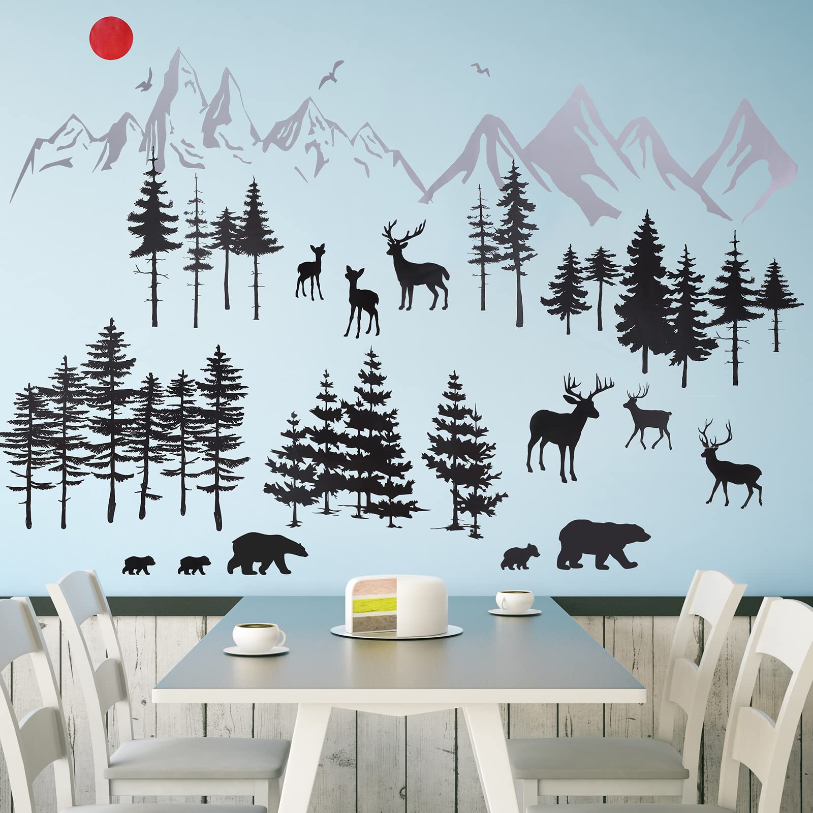 Outus nature-decor wall decals transform living spaces into cozy, relaxing retreats.