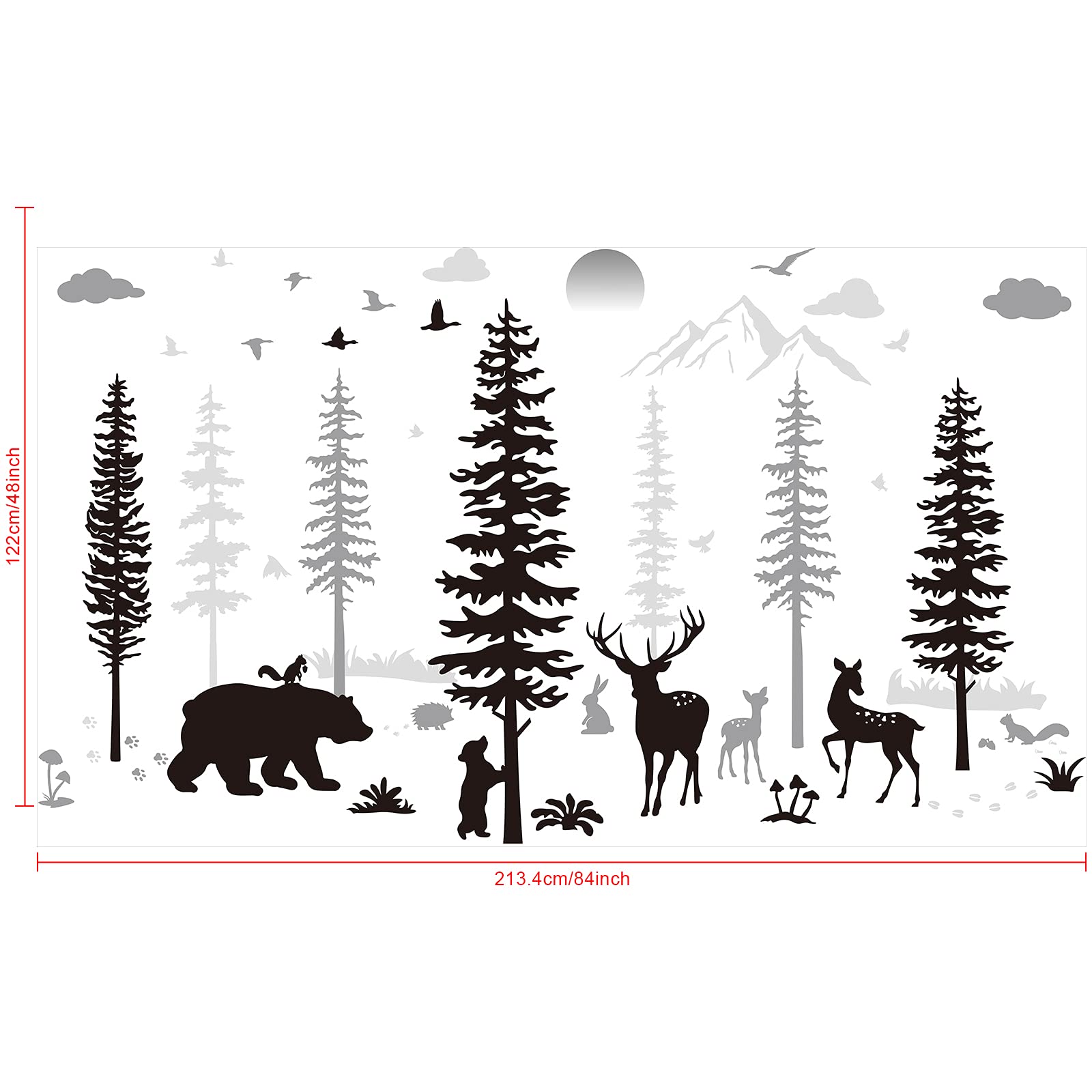 Outus nursery wall decals apply smoothly on clean walls for easy DIY setup.