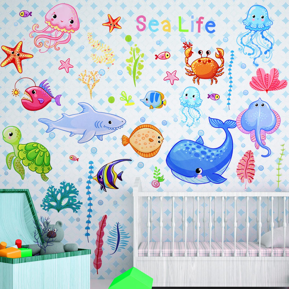 Outus Ocean Life starfish decals bring cheerful nautical detail and easy removal