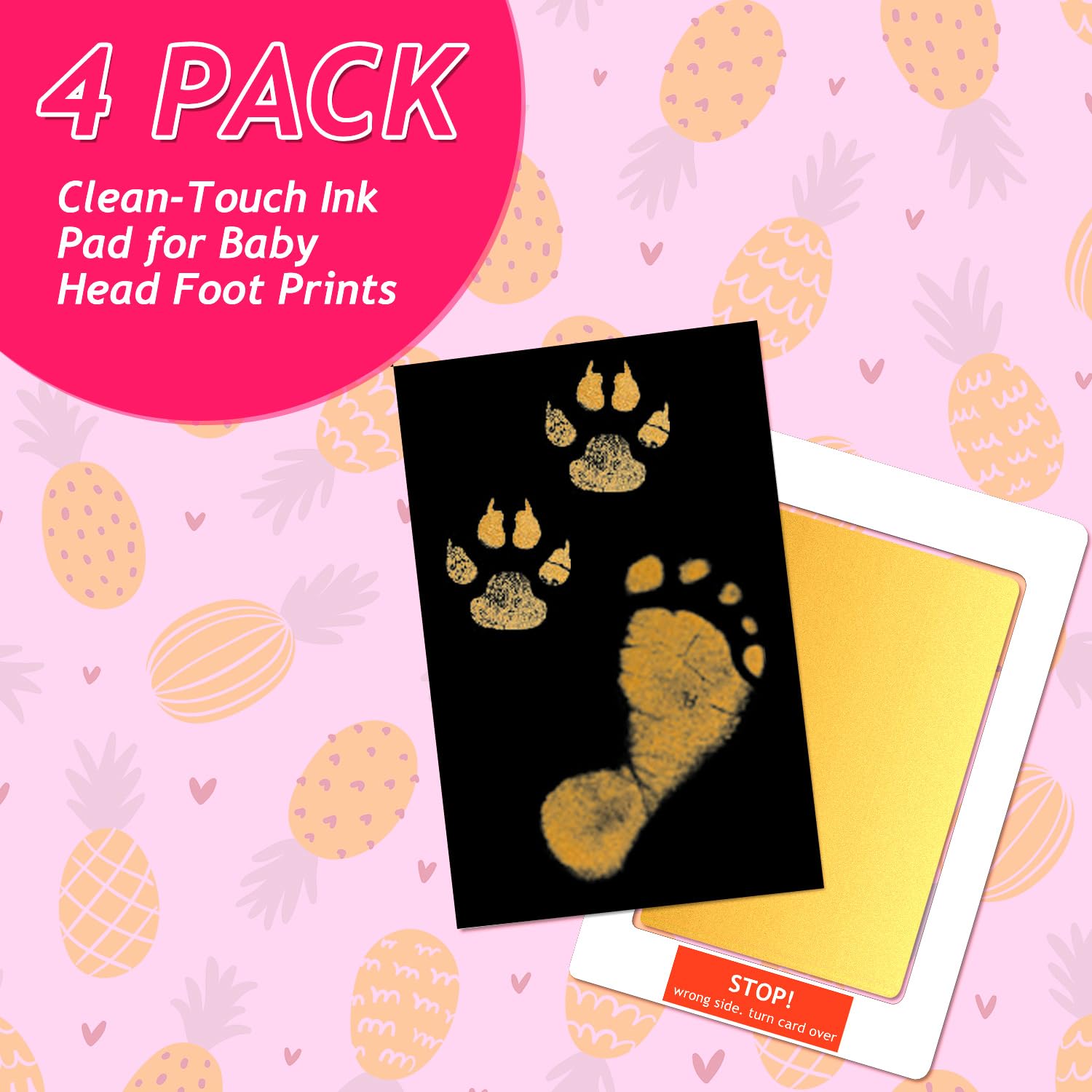 Outus blank cards ready for personalized paw and hand impressions