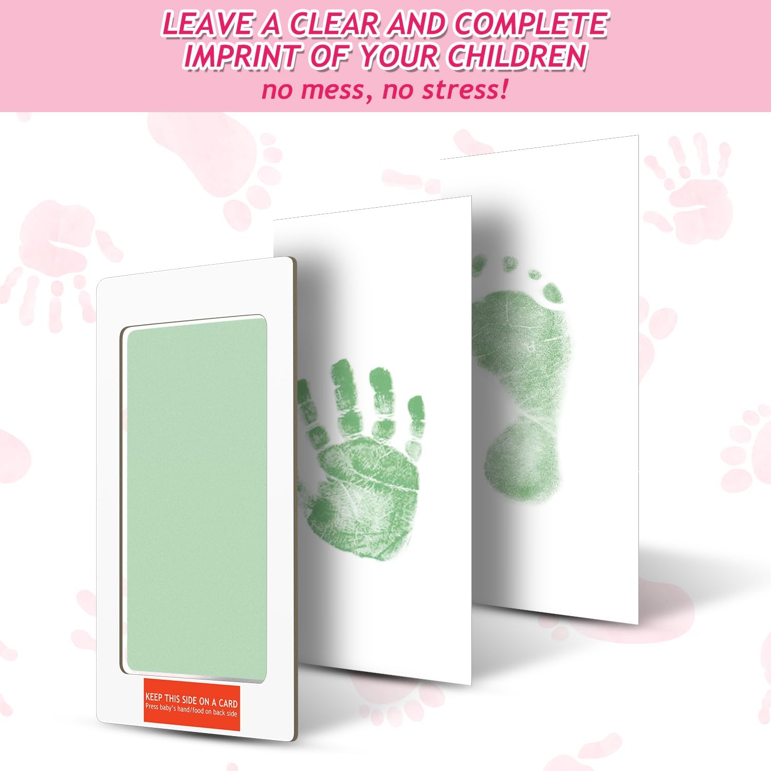 Outus paw print kit dog paw impression on paper for memories