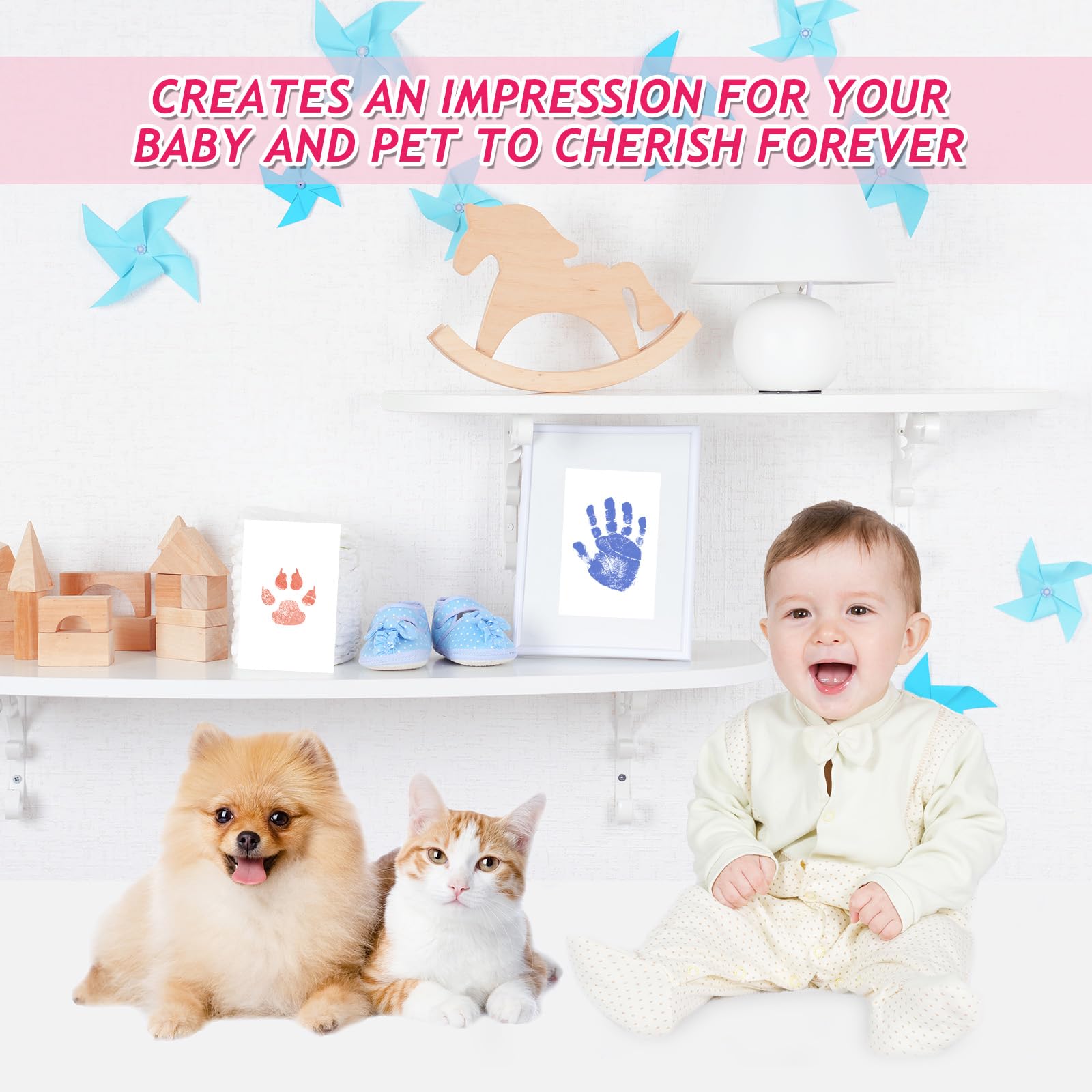 Outus paw print kit family memorial helps record growth without ink or mess