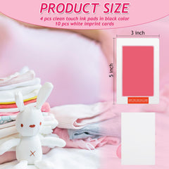 Outus paw print kit inkless pads closeup demonstrates safe, ink-free prints