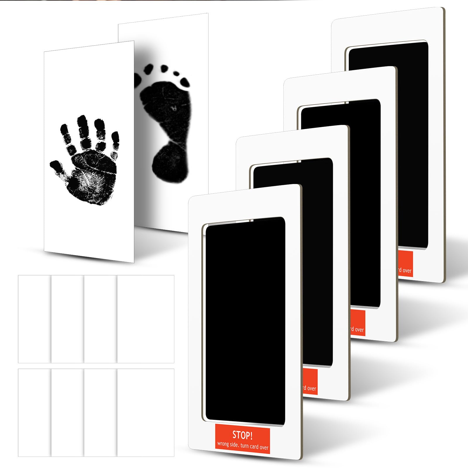 Outus paw print kit inkpads demonstrate clean-touch safety for quick, mess-free pet paw impressions.