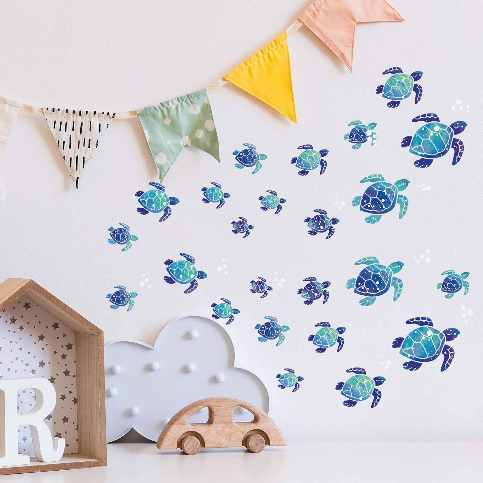 Outus removable vinyl wall stickers are easy to reposition on walls or furniture.