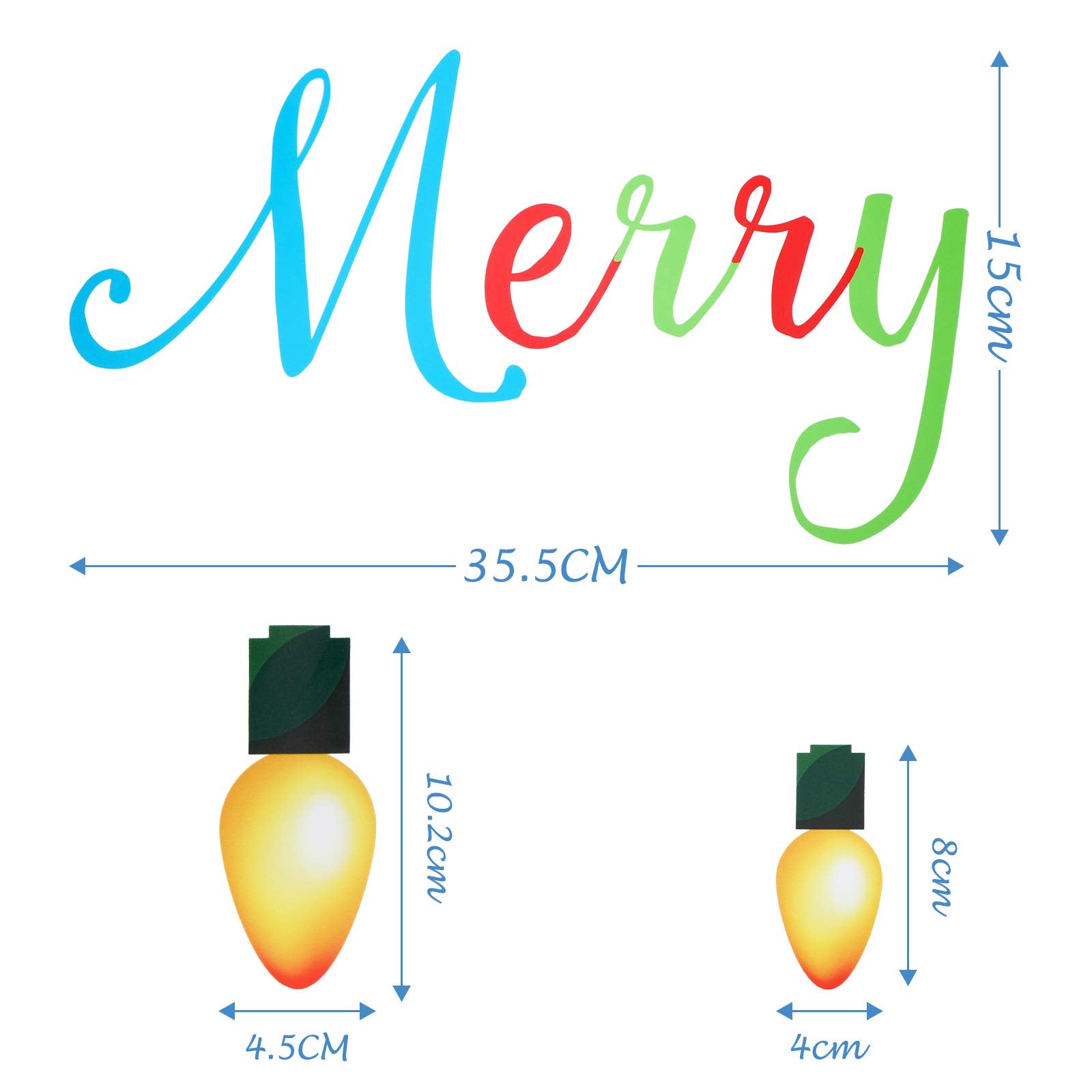 Outus self-adhesive stickers apply easily to smooth surfaces for mess-free decorating.