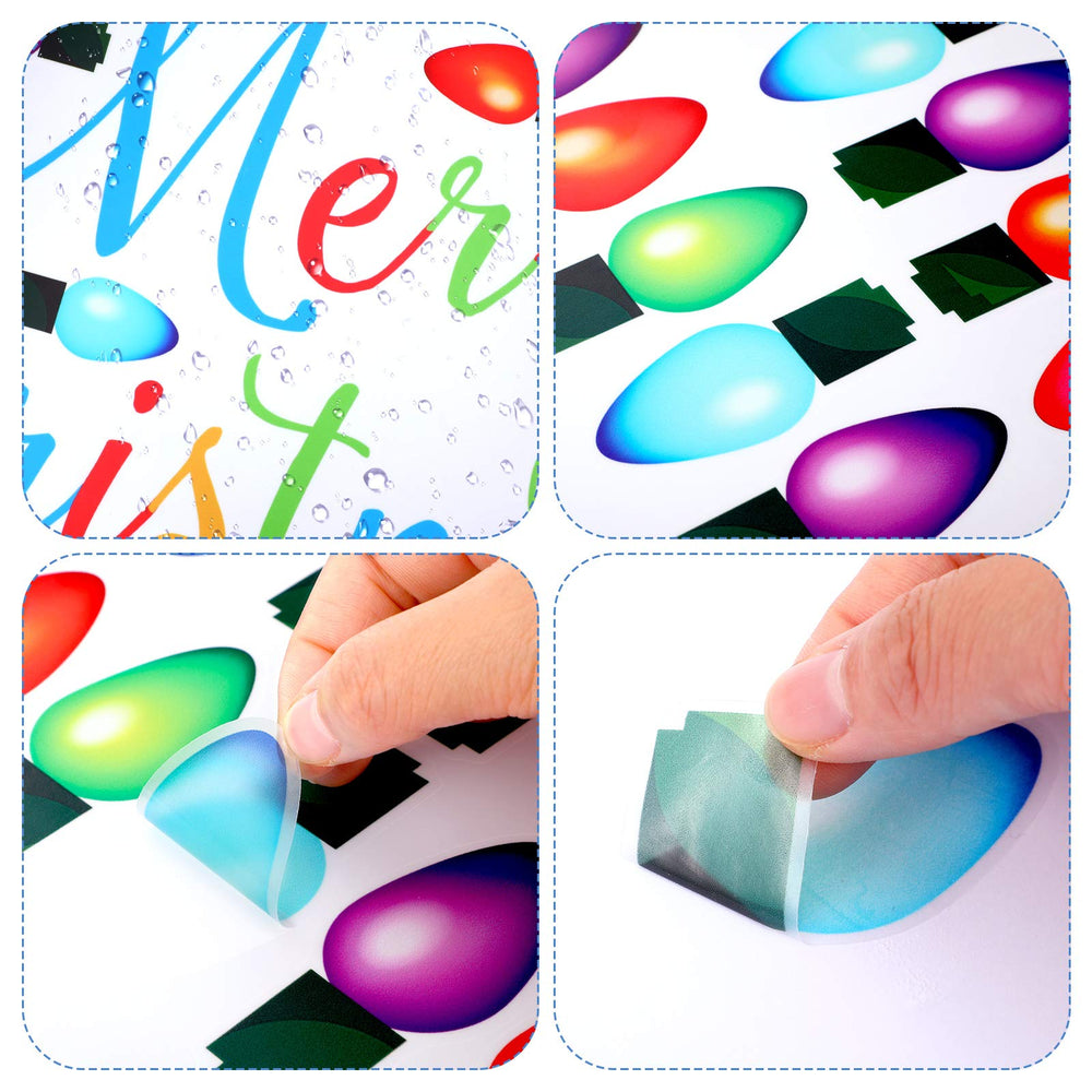 Outus waterproof and removable decals come off cleanly without wall damage.