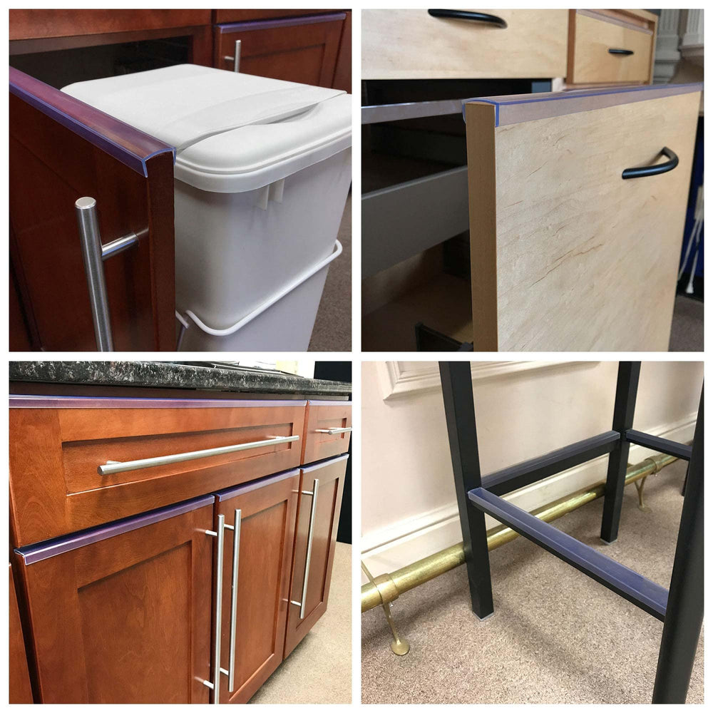 Outwater 341-Cl clear U-channel can be mitered for custom framing