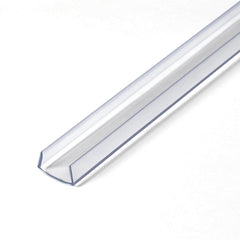 Outwater clear U-channel edge protection guards panel edges without obscuring color.