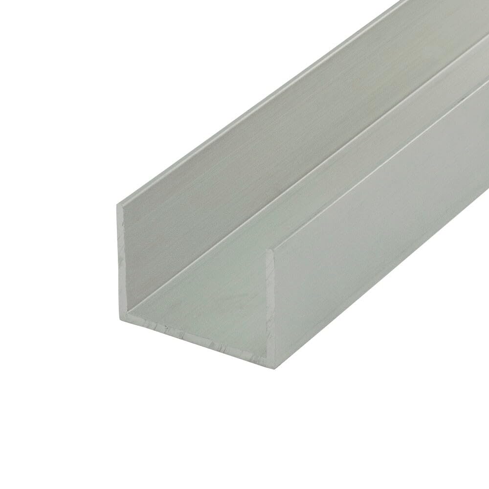 Outwater mill finish U-channel for 1-inch panels provides edge protection in durable design