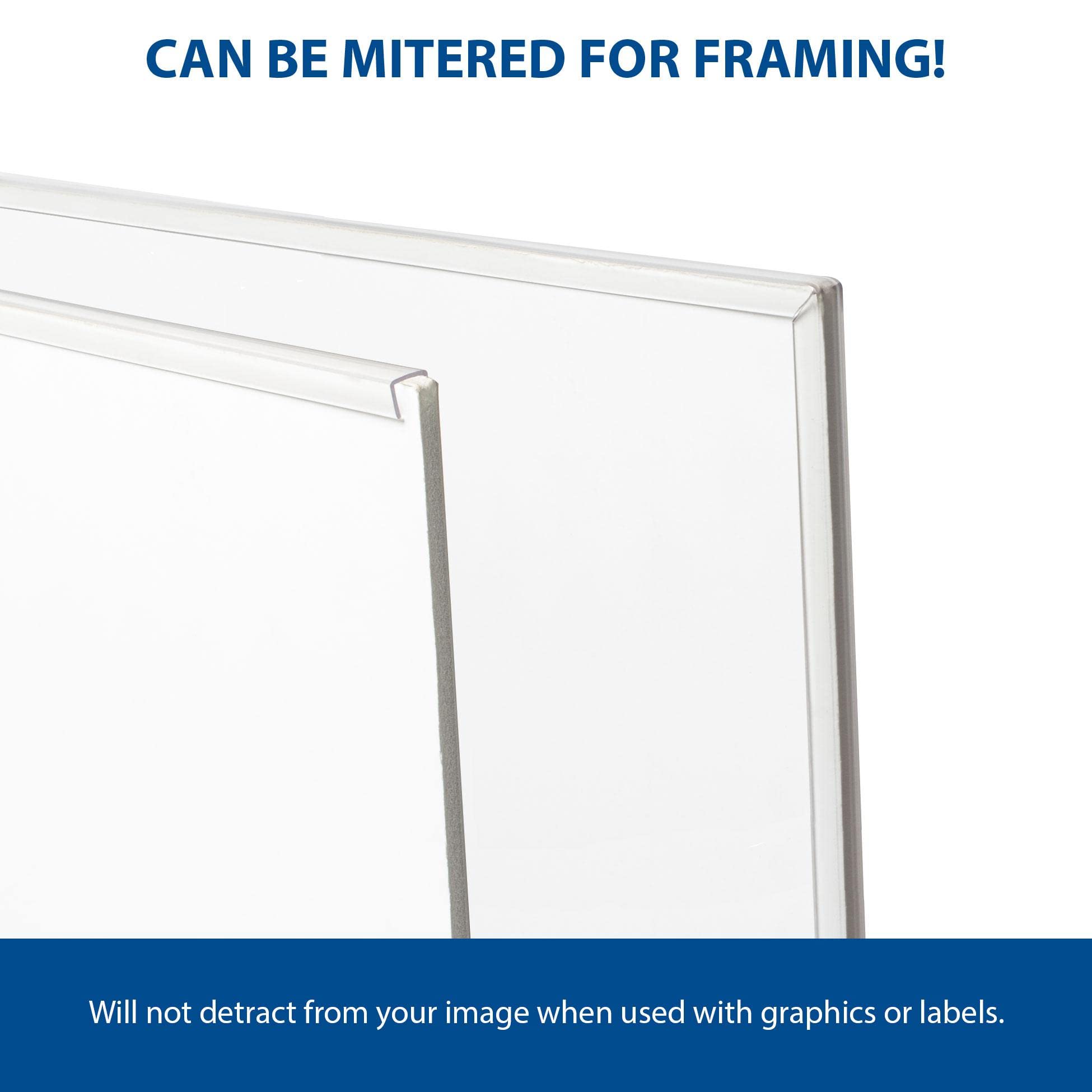 Outwater P2743 mitered frame capable U-channel for framing projects