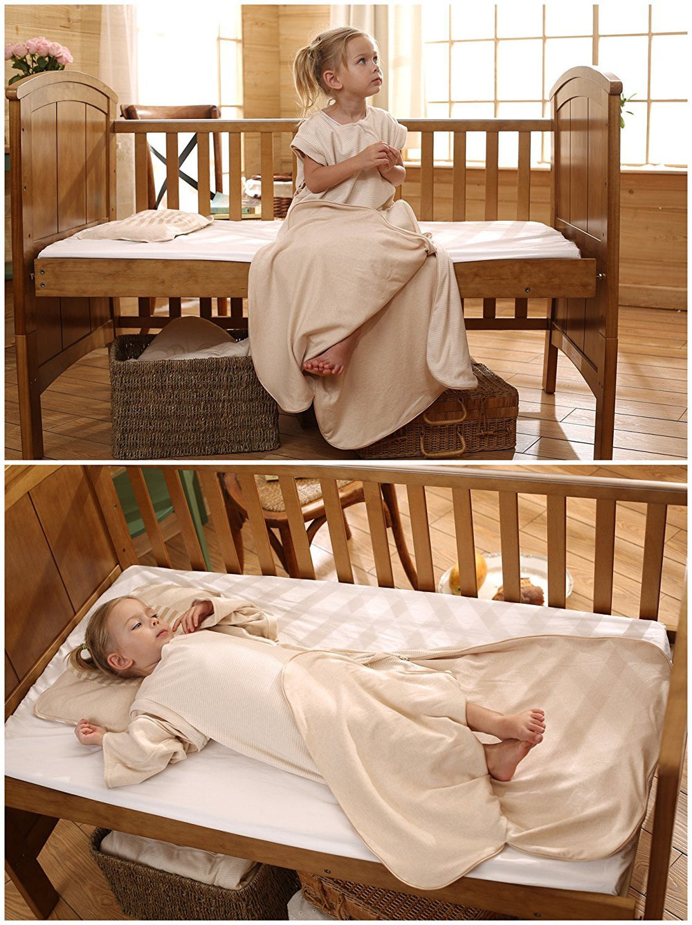 OuYun 100% natural cotton sleeping bag is machine washable