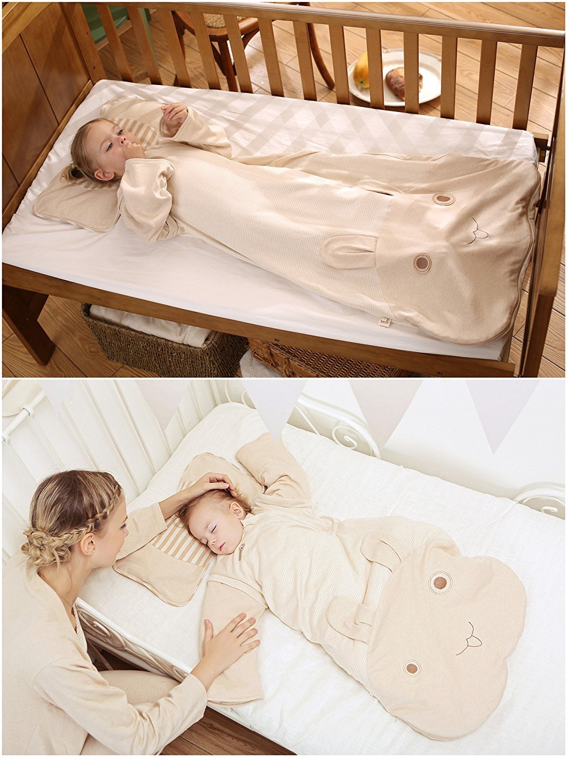 OuYun sleeping bag offers roomy space for kicking and secure sleep