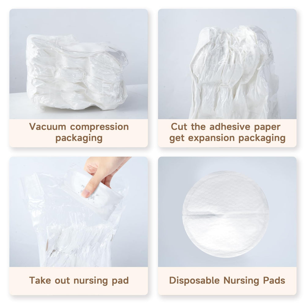 Ovlospa nursing pad in-use mom scene indicates discreet protection during daily activities