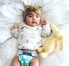OVOY headband elastic fit 2-7 years demonstrated for growing children