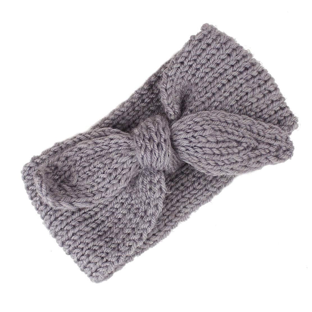 OVOY Turban Headband in gray with gentle elasticity for easy outfit pairing