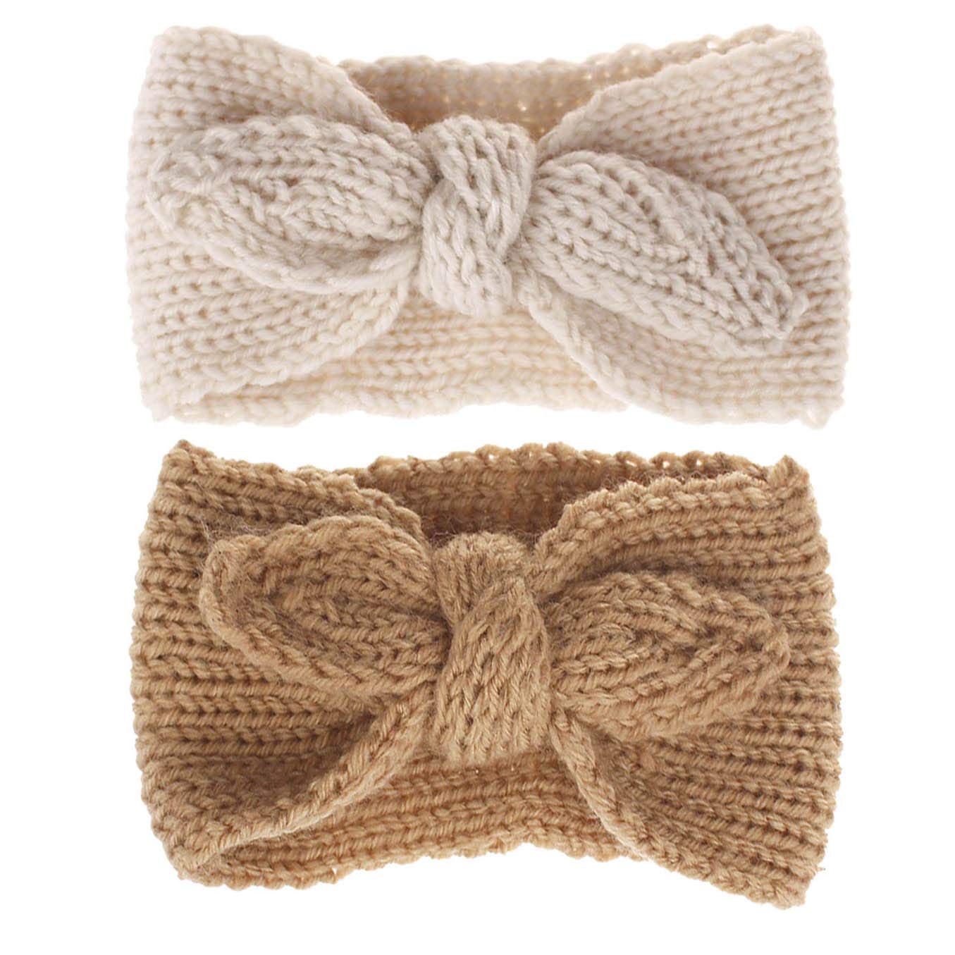 OVOY turban headband brown beige set shown for cute daily outfits and photos