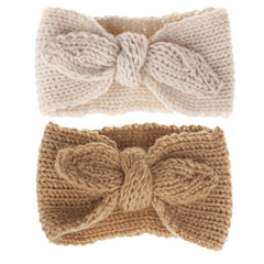 OVOY turban headband brown beige set shown for cute daily outfits and photos