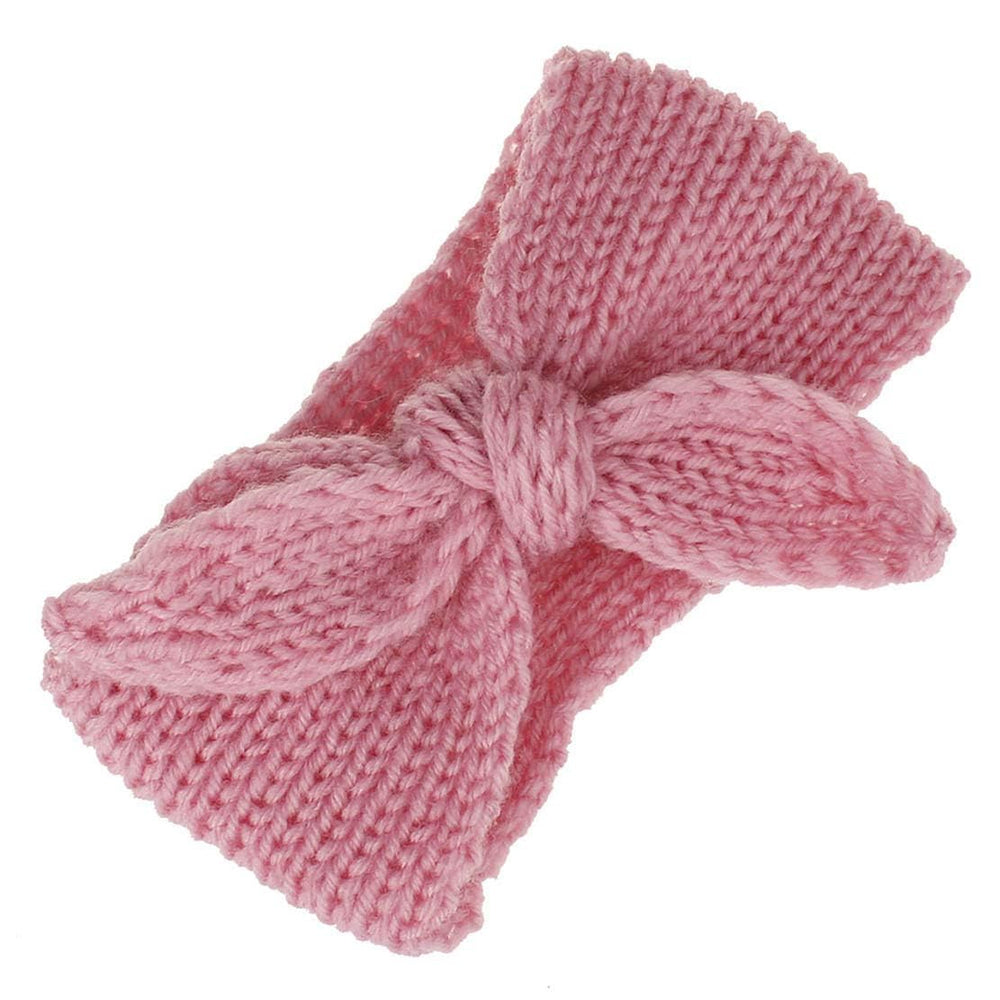 OVOY Turban headband pink with knot detail suits cute outfits and all-day wear.