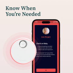 Base Station with lights and sounds for real-time alerts from Owlet Dream Duo.