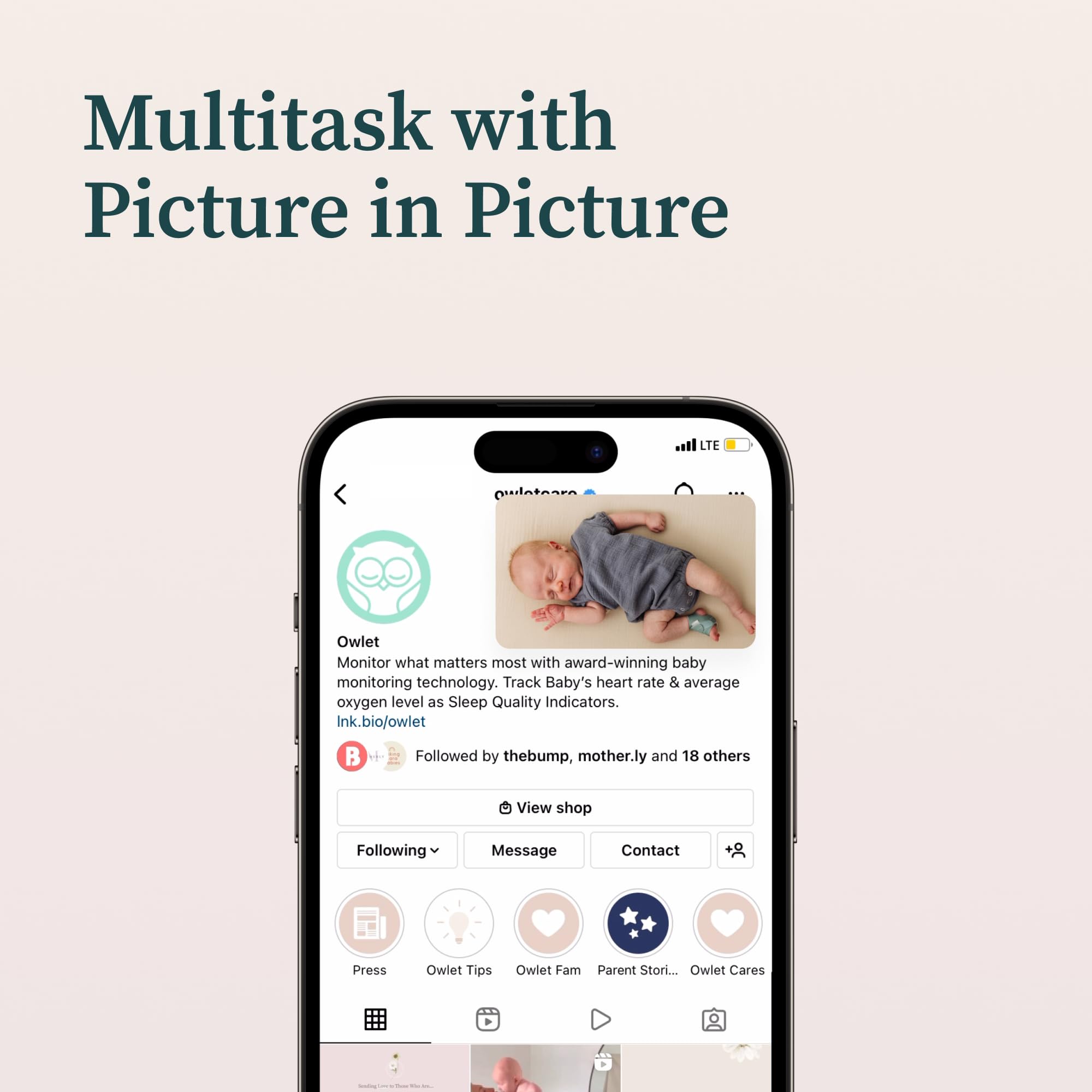 Video storage options for Owlet Dream Duo in the Dream App.