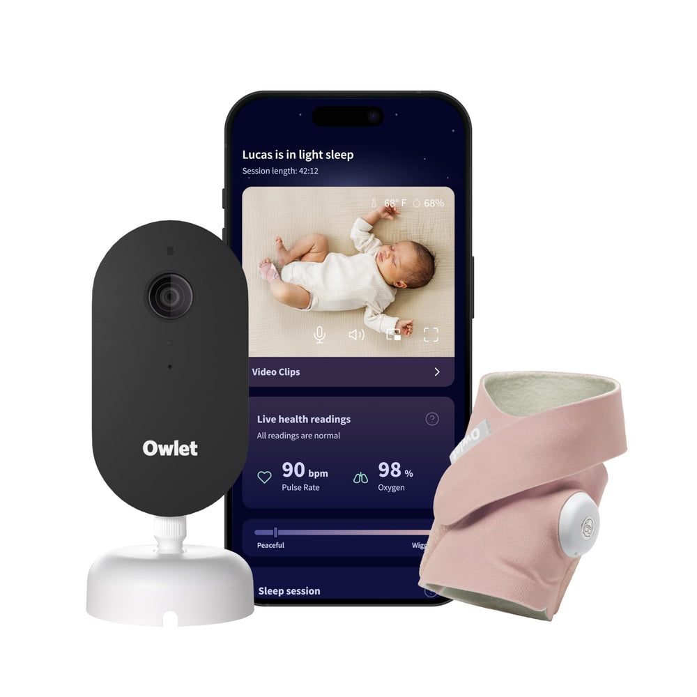 Owlet Dream Duo Gen3 camera view shows clear 2K video for quick baby checks