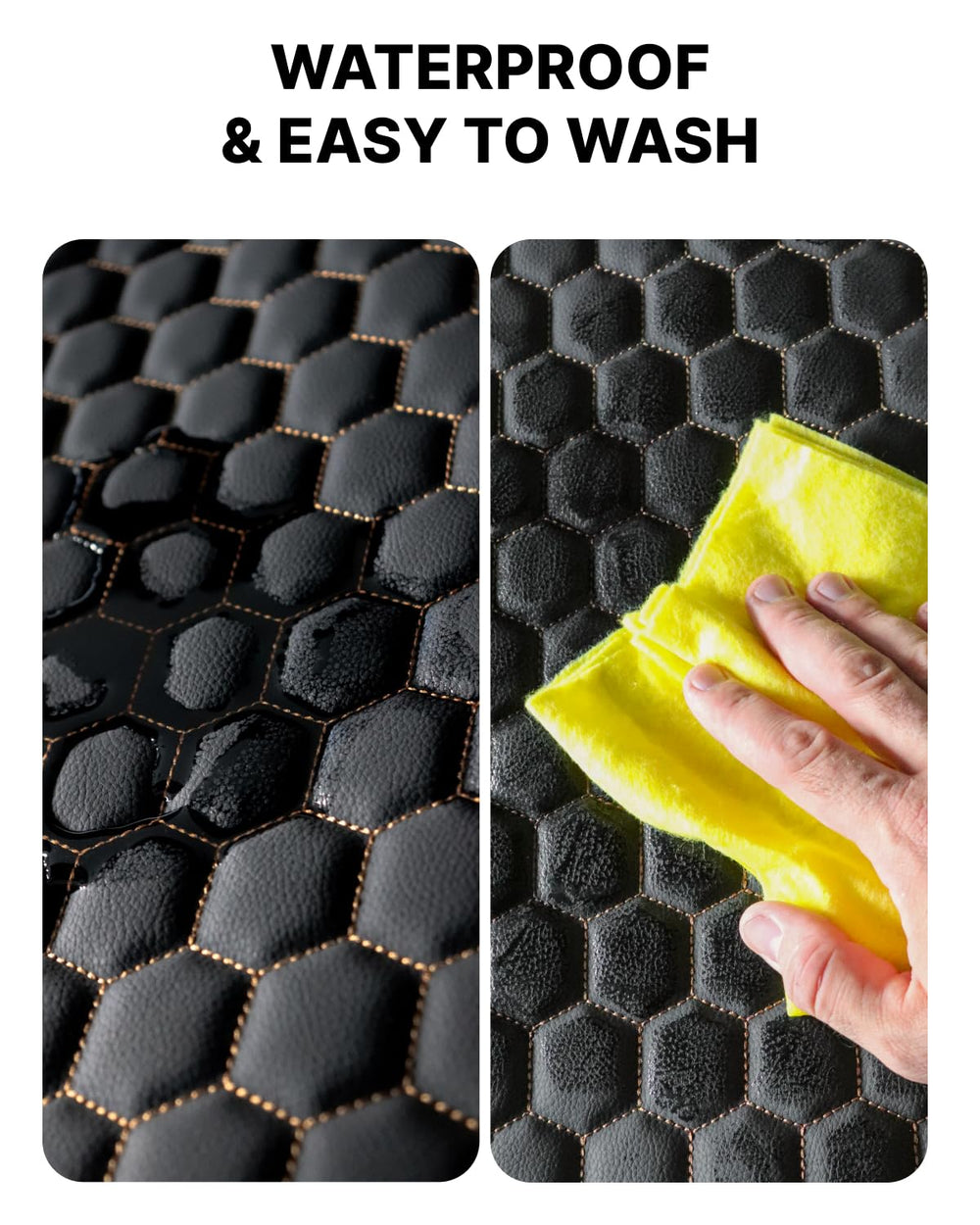 Owleys premium leather seat protector eco-friendly-materials uses vegan, recyclable, odorless fabrics