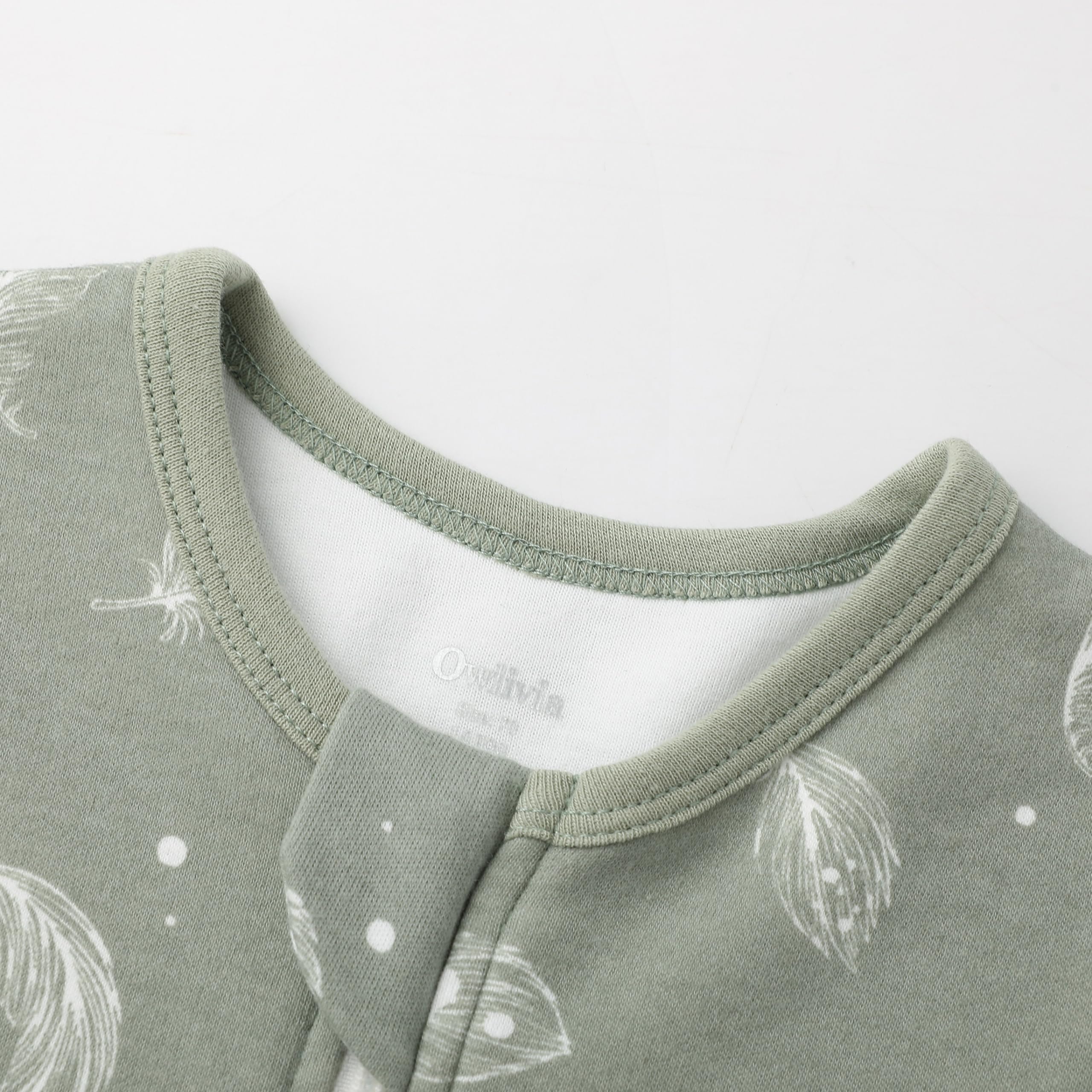 Owlivia organic cotton luxury fabric feels soft against delicate skin.