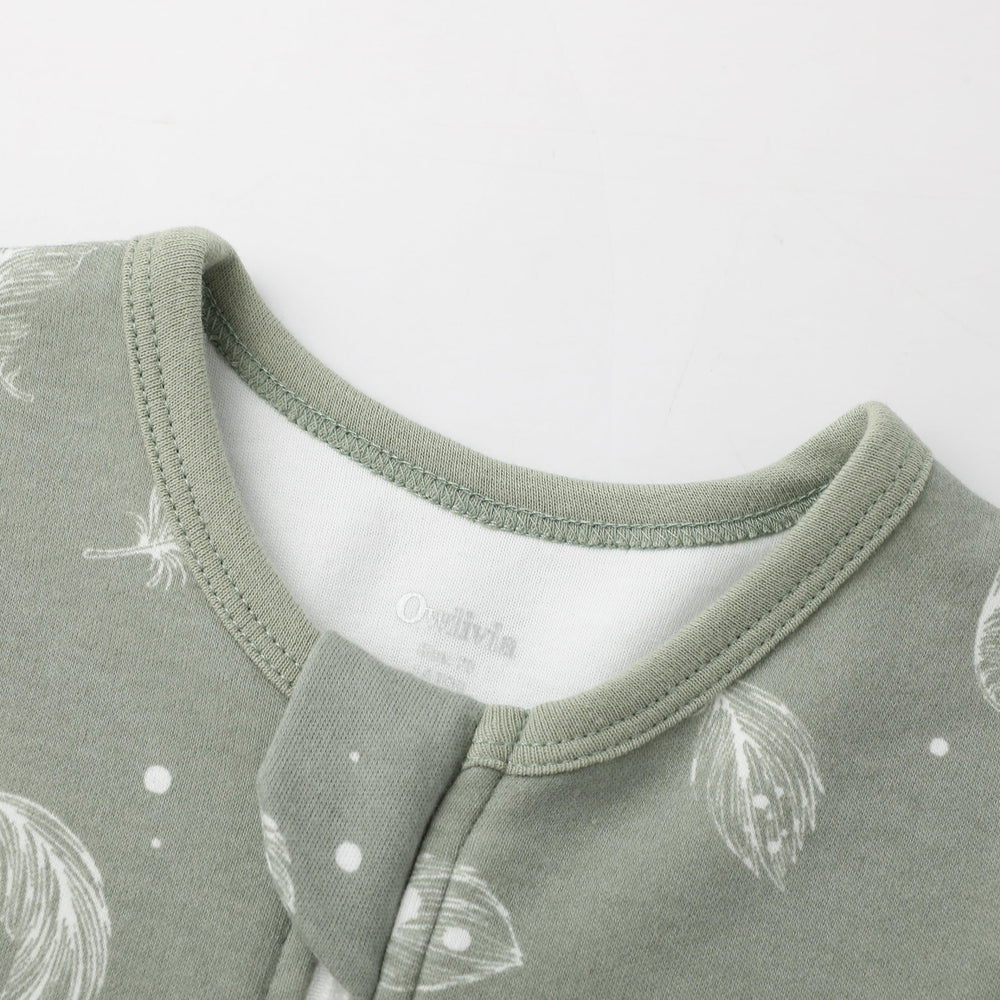 Owlivia organic cotton luxury fabric feels soft against delicate skin.