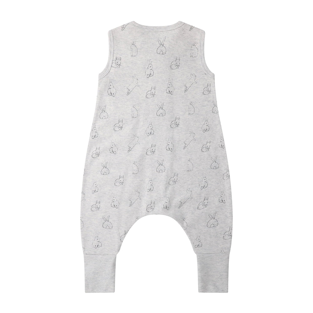 Owlivia sleeping bag with 2-way zipper and top/bottom protectors for easy diaper changes