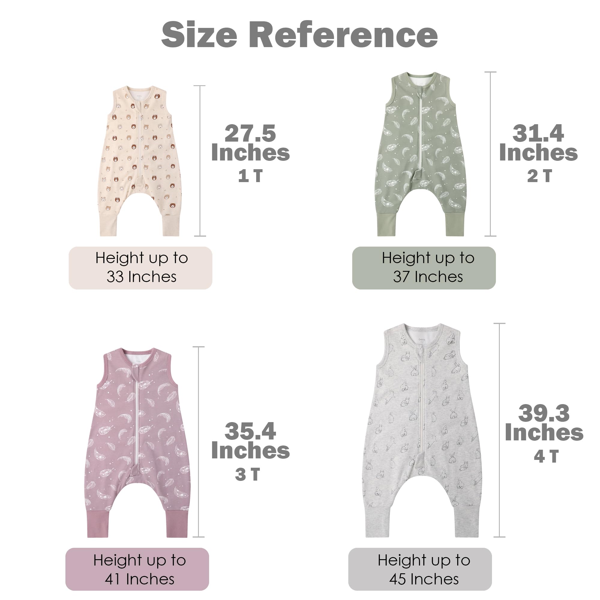Owlivia sleeping bag with top and bottom zipper protectors
