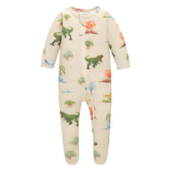 Owlivia baby pajamas zip-front sleep-n-play enable quick nighttime diaper changes