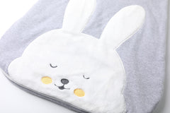 Owlivia bunny-embroidered sleep sack close-up adds playful charm while remaining unisex.