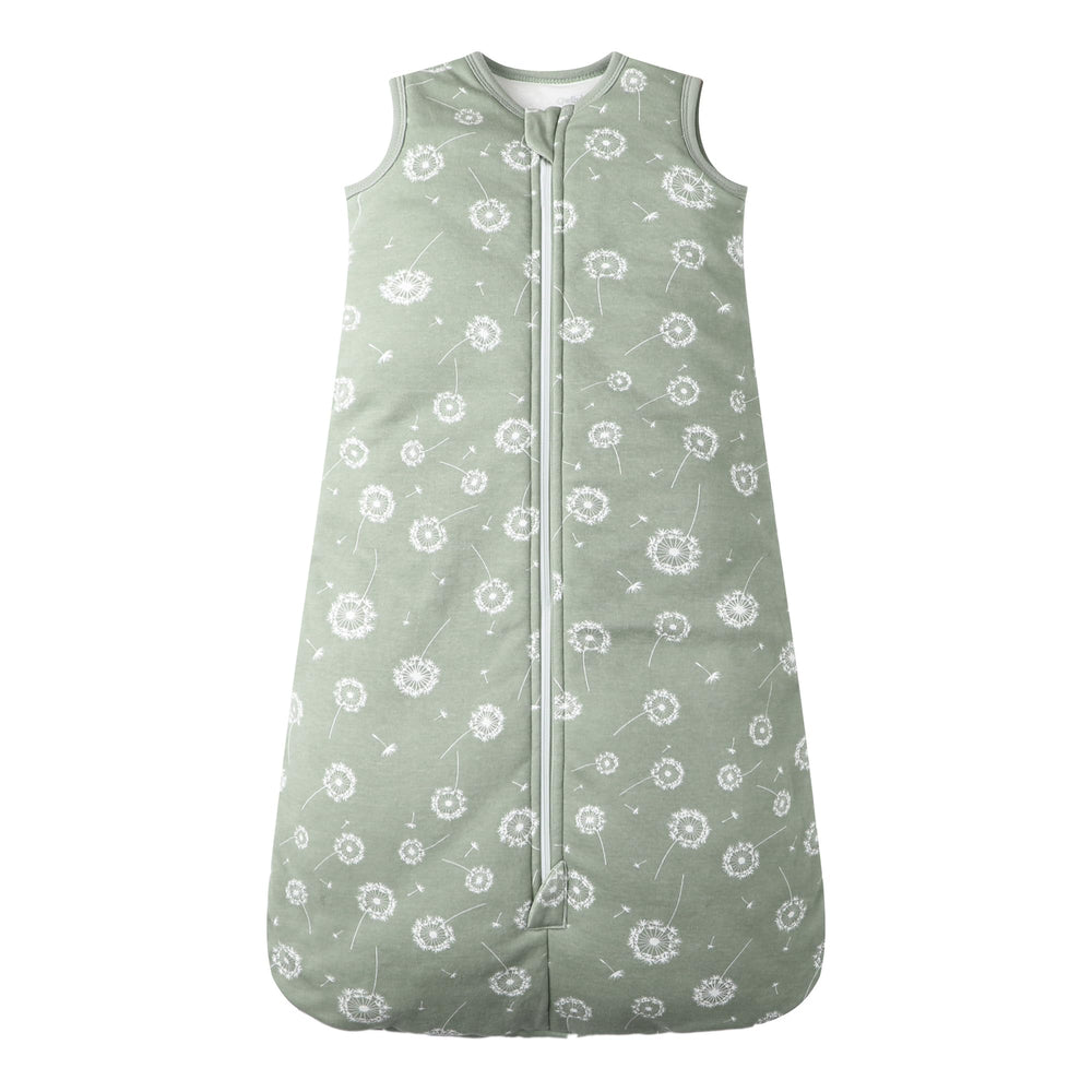 Owlivia baby sleep sack fabric close-up highlighting organic cotton softness for delicate skin