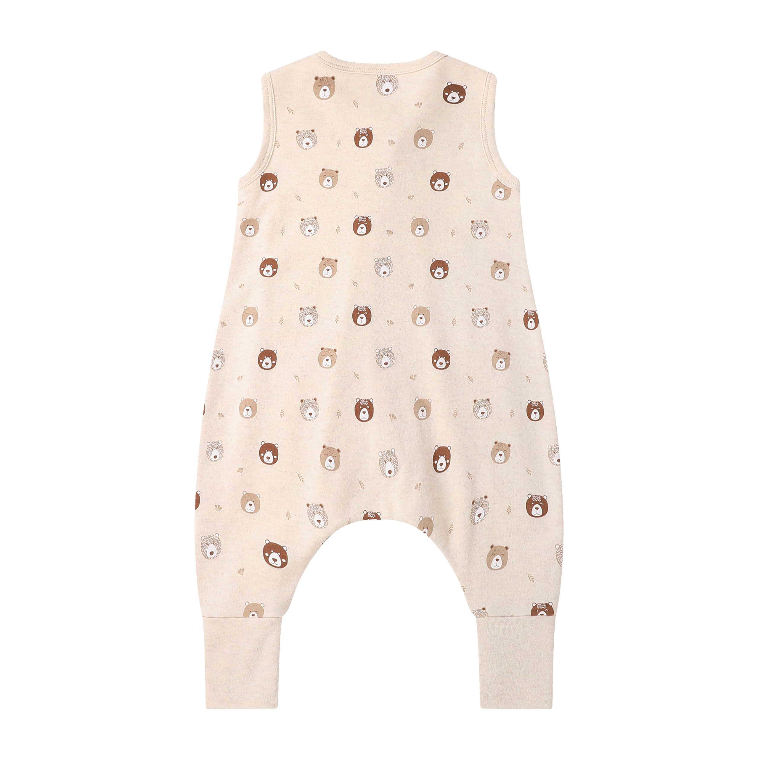 Owlivia sleeping bag with 2-way zipper and top/bottom protectors for safe diaper changes.
