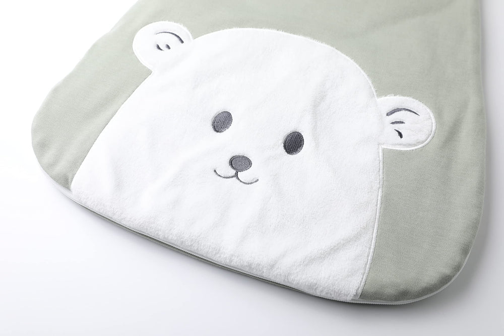 Owlivia Sleep Sack TOG 2.5 warmth for rooms around 61–68F.
