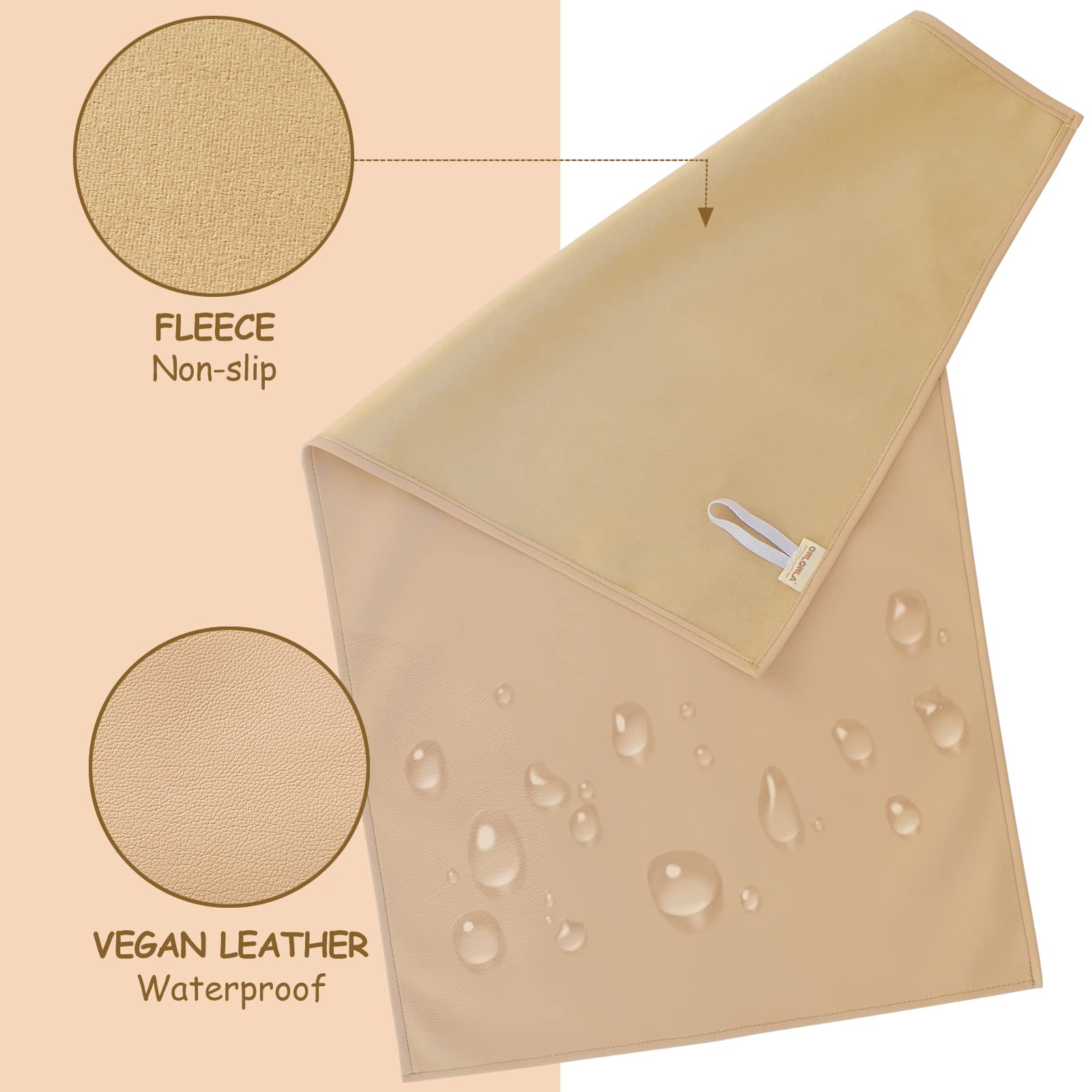 Owlowla Baby Diaper Changing Pad open flat 30x16 inches for comfy diaper changes.