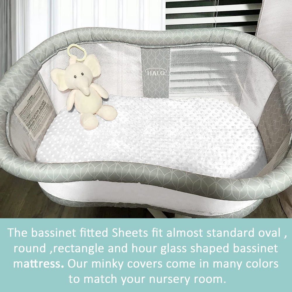 Owlowla bassinet sheet ivory/caramel color complements nursery decor and baby comfort.