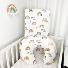 Owlowla changing pad cover is easy to install on standard pads.