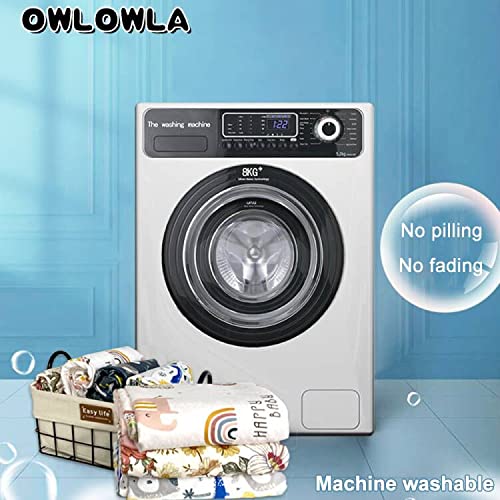 Owlowla rainbow cover makes a practical, gift-ready nursery addition.