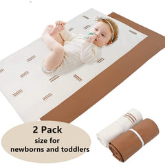 Owlowla portable changing pad folded into compact carry size for easy transport