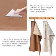 Owlowla classic brown brush-strokes pattern adds an elegant touch to nursery décor