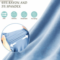 OWLOWLA-soft-material-closeup-rayon-spandex highlighting breathable, stretch fabric for comfortable wear.