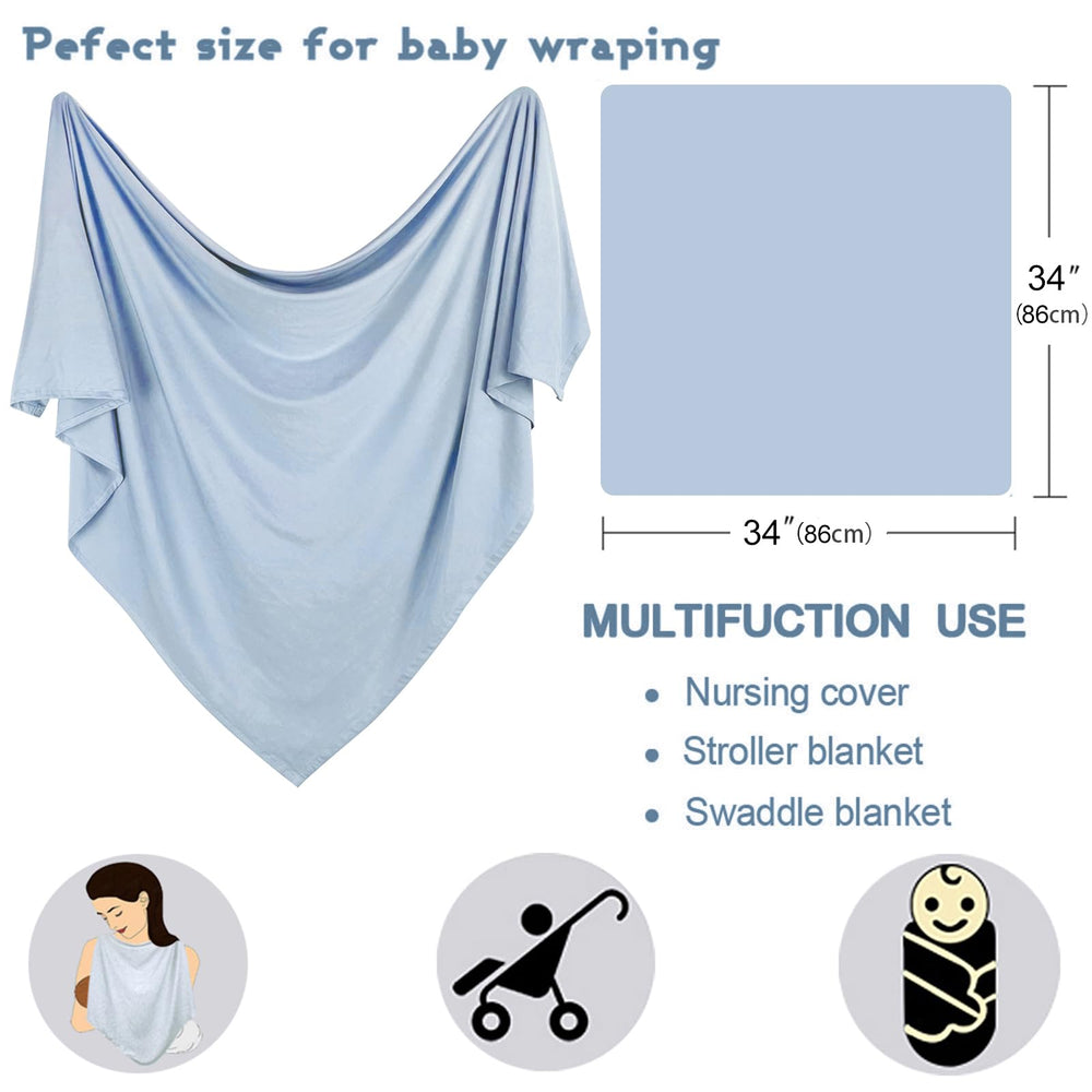 OWLOWLA multi-use swaddle blanket serves as nursing cover